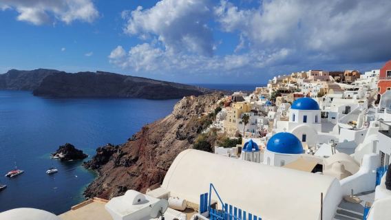Yunani Santorini Oia + Fira + Gereja Kubah Biru + Pantai Merah Hitam - Sewaan Peribadi Bahasa Cina - Pilihan