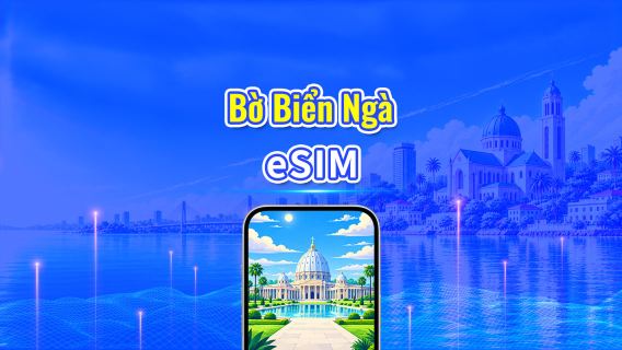 Bờ Biển Ngà eSIM | 4G | Gói ngày/gói lưu lượng | Tính phí theo 24 giờ | 1-30 ngày | QR code
