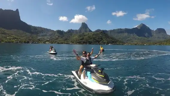 Moorea Solo or Twin 3 hours Jet Ski Tour