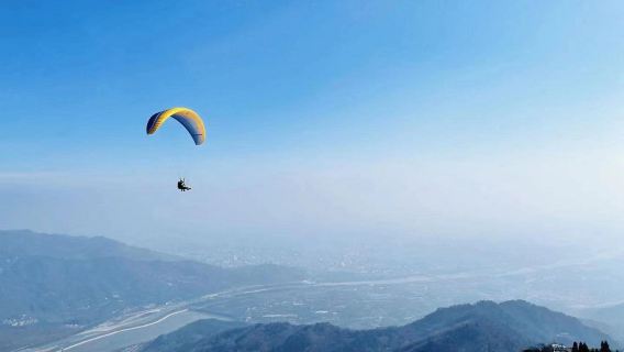 都江堰魚嘴滑翔傘俱樂部(都江堰店)滑翔傘飛行體驗【專業教練帶飛+贈送GoPro影片攝影】