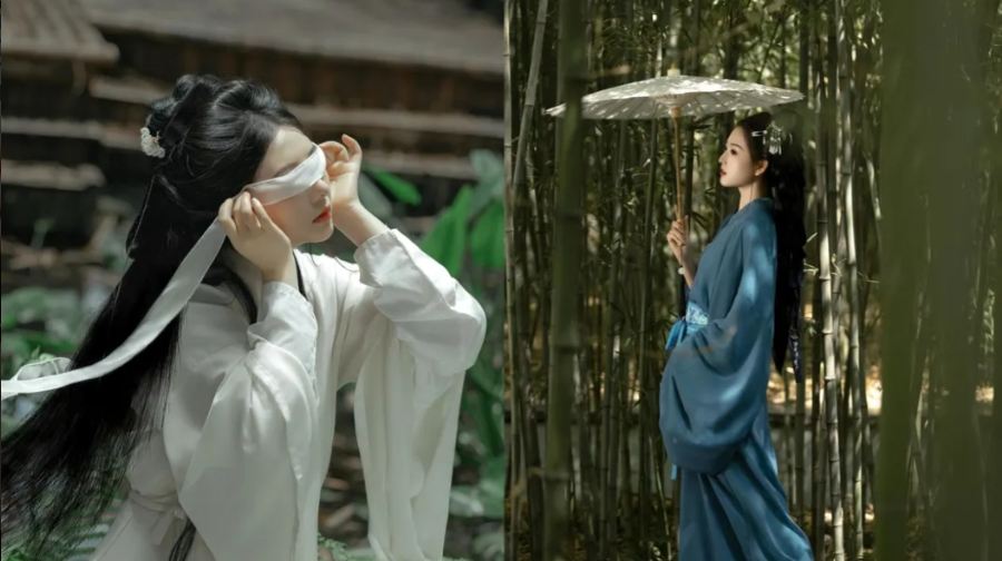 成都旅拍【特色漢服體驗漢服租借+精美服飾選擇+妝造+1 小時外景跟拍可選】