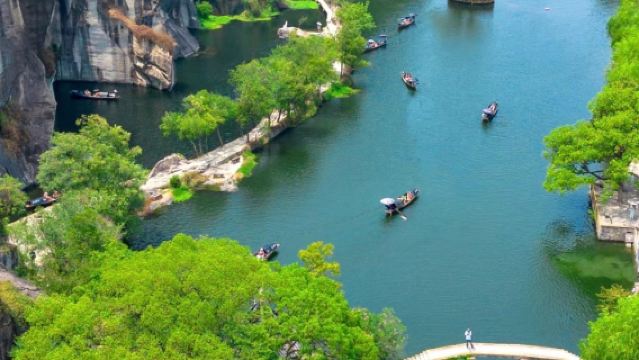 【私人導覽】紹興東湖風景區門票+烏篷船體驗+專屬人員導覽服務