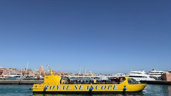 Egypt Red Sea Cruise: Glass-bottom boat + dune bashing, Red Sea snorkeling - two activities in one day