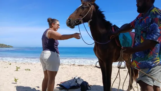 Tour della spiaggia di Natadola con piscina di fango e sorgente termale di Tifajek