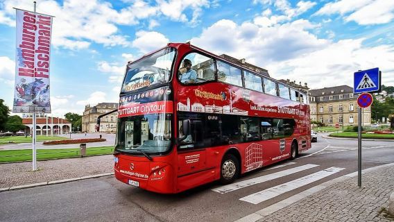 24-uurs hop-on hop-off sightseeingbustour door Stuttgart