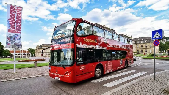 Tour in autobus turistico hop-on hop-off di Stoccarda di 24 ore