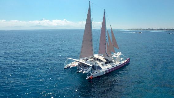 Nusa Lembongan Katamaran Tageskreuzfahrt - Ganztägiges Ozean- und Inselabenteuer