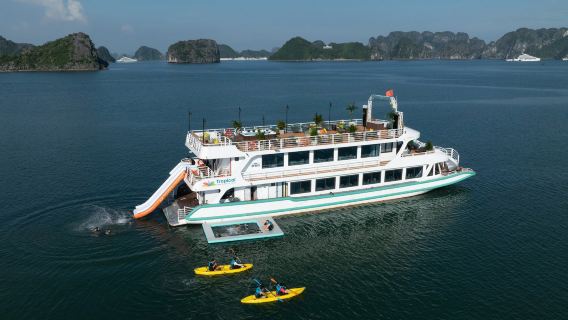 Pelayaran Seharian Teluk Lan Ha & Cat Ba – Liburan Alam Tropis yang Damai oleh Tropical Cruise