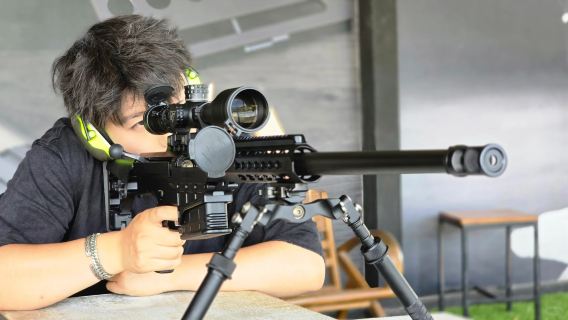 Pattaya TACTICS AND GUN CO., LTD Tactical Shooting (Multiple firearms available, live ammunition, Barrett sniper rifle available at the venue)