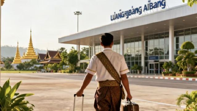 荷物の配送（ルアン・パバーンのホテルからルアン・パバーン空港または駅まで）