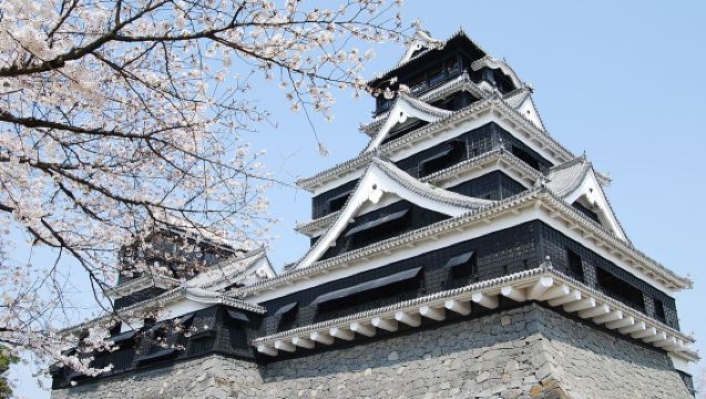 1-day tour in Kyushu Kumamoto: Kumamoto Castle + Mount Aso + Kusasenri | Departing from Fukuoka