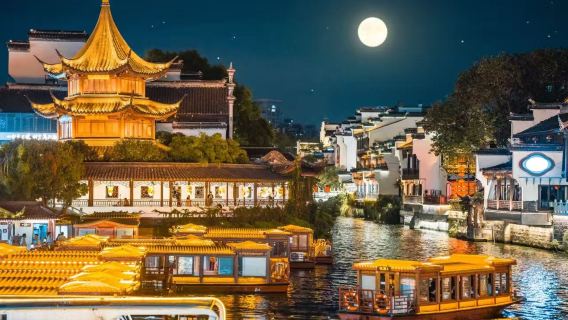 Privater Tagesausflug mit Führung in Nanjing (Niushou-Berg / Qinhuai-Fluss und Konfuzius-Tempel / Mausoleum von Sun Yat-sen / Jiming Temple usw.)
