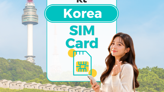 [Kad SIM Korea] Kad SIM Data Berkelajuan Tinggi KT 4G (Tersedia di Lapangan Terbang Korea/Seoul)