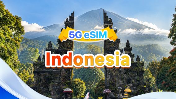 Indonesia 5G eSIM | Kolme verkkoa · Tukee All AI & TikTok | 500MB/päivä - yhteensä 50GB | 1-30 päivää | 24 tunnin laskutus | QR-koodi