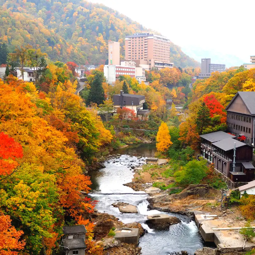 Sapporo 1-day tour: Hokkaido Jingu + Jozankei Onsen + Shiroi