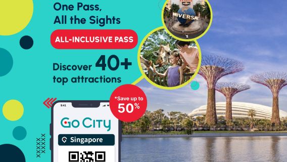 Tiket Masuk Go City Singapore All-Inclusive (Termasuk Gardens by the Bay dan 30+ Objek Wisata Populer)
