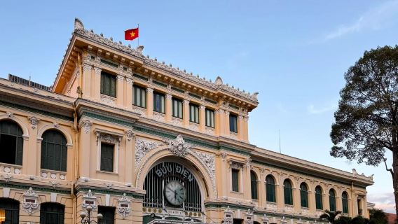 ทัวร์ 1 วันในโฮจิมินห์และอุโมงค์กู๋จี: พระราชวังแห่งการรวม+ไปรษณีย์กลางไซง่อน+มหาวิหารนอเตรอดาม