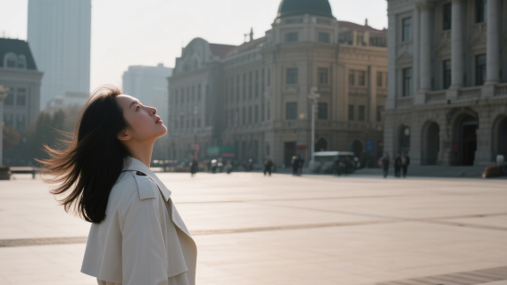다롄 중산광장 여행 사진[현장수집 [완전편집] 절묘한 사진 여행 후속 부모-자식 사진 커플 여자친구 개인 가족 사진]