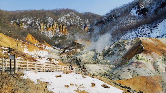 Wisata Sehari di Hokkaido: Pemandian Air Panas Danau Toya, Gunung Berapi Jigokudani, dan Peternakan Beruang Lucu|Berangkat dari Sapporo
