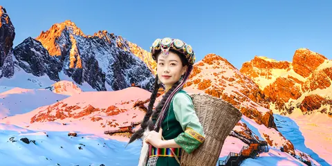 麗江玉龍雪山+藍月谷+日照金山一日遊【晚出發8人丨保證出票】