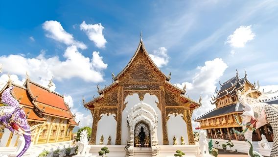 清邁+黑廟+白廟+藍廟一日遊【含中餐和中文導遊】