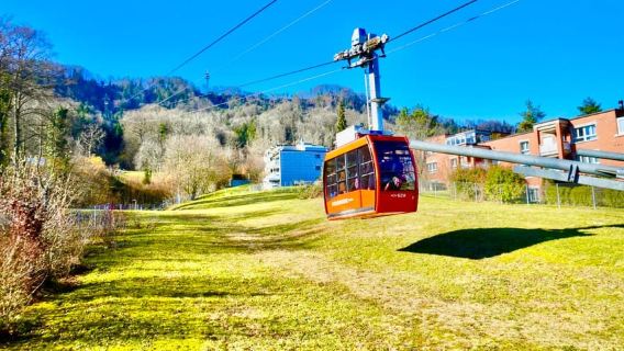 Фото бесплатно недалеко от Цюриха. Пик, большая канатная дорога, панорамный вид на озеро.