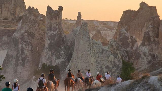 Reiterlebnis in den schönen Tälern von Kappadokien