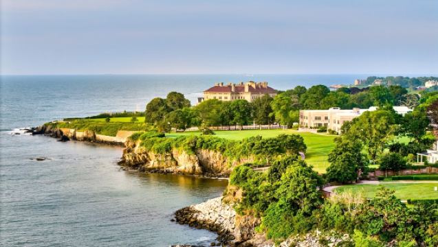 美國波士頓來回羅德島-聽濤山莊-雲石別墅【市區酒店接送】