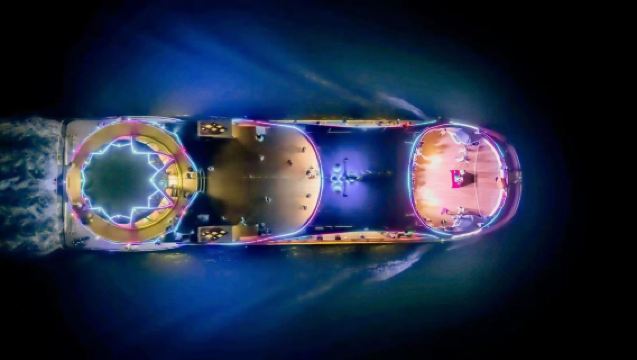 Pelancongan mengelilingi Macau Penerbangan 18:30 | Malam melawat Macau + melihat Jambatan Hong Kong-Zhuhai-Macau dari jauh + bufet makan malam