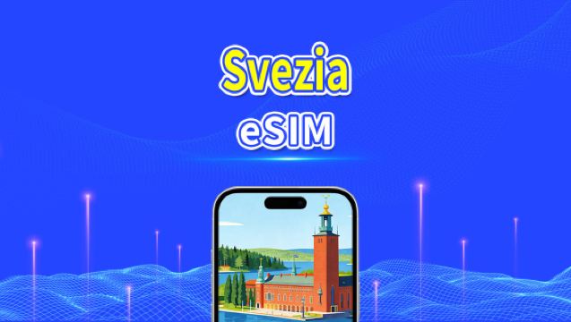 eSIM svedese | 5G/4G | Dati ad alta velocità | Servizio 24 ore su 24 | Disponibile da 1 a 30 giorni | Codice QR