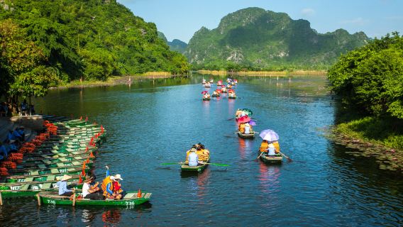 Wycieczka jednodniowa do Ninh Binh z Hanoi | Grupowa z transferem limuzyną | Przewodnik w języku chińskim i angielskim