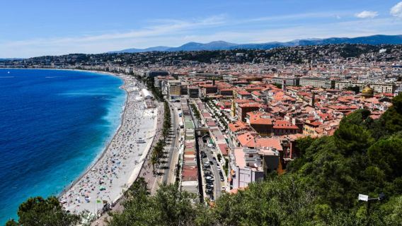 Nice, Perancis - Castle Hill of Nice - Pantai Teluk Malaikat - lawatan sehari - tidak termasuk tiket