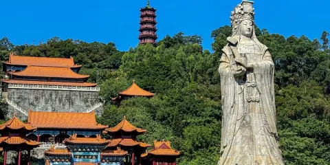 私家團上門接送|廣州南沙天后宮+十九涌+外觀遊艇會一日遊