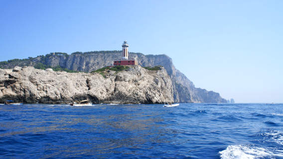 From Positano: Capri Island Group Cruise with Blue Grotto