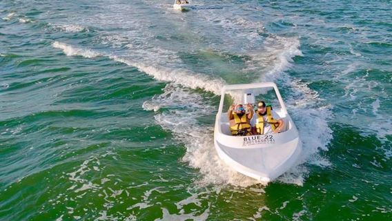 Cancún: Schnellboot-Abenteuer in der Nichupte-Lagune