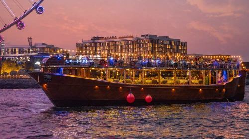 Dubai Sky View Glass Slide tour & Marina Dhow Dinner Cruise with Private Transfers Day Tours 5