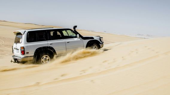 4x4 Desert Safari with Sandboarding & Camel Ride from Cairo or Giza