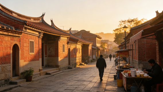 ถนนตะวันตก - หอนาฬิกา Quanzhou - ถนนอาหารถนนตะวันตก