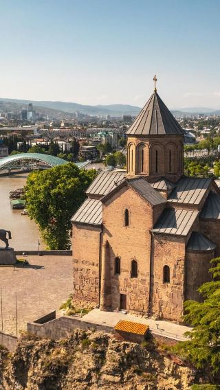 1-day private charter tour to Narikala Castle, Holy Trinity Cathedral of Tbilisi, and Chreli Abano & Spa