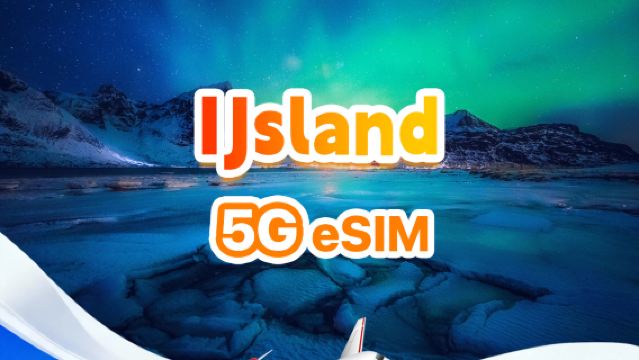 IJsland 5G eSIM | Dag-/Totaalpakket | 500 MB/dag - 30 GB totaal | 1-30 dagen | 24-uursformaat | QR-code