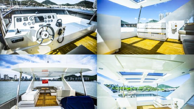 Pelayaran bot selama 3 jam di Sanya (percuma memancing + snorkeling + pengalaman motoski) + pemandangan Luhuitou