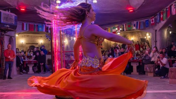 Cappadocia - Cave restaurant Turkish night - Optional pickup/self-arrival