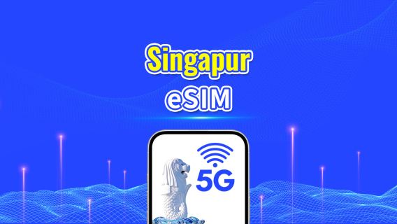 Singapur 5G eSIM | Doble Cobertura | Paquete de datos diario/total | 1–30 días | Facturación por 24 horas | Código QR