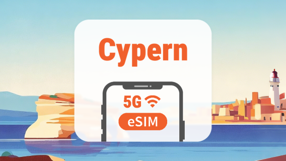 Cypern 5G eSIM | Dobbelt netværk • Alle AI & TikTok | 1–30 dage | QR-kode