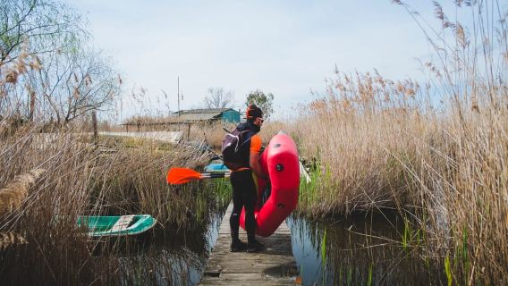 Lago di Massaciuccoli: tour in kayak con Aperitivo