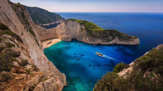 Pelayaran Separuh Hari ke Mizithres dan Gua Cinta Pulau Zakinthos (Termasuk Snorkeling)