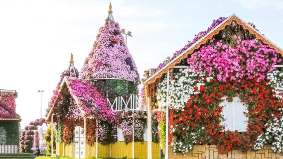 Jardin des Miracles et Jardin des Papillons : Visite guidée et transport depuis Dubaï
