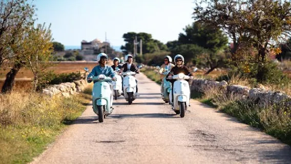 Polignano a Mare, Conversano and Monopoli motor scooter full-day tour