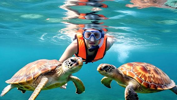 Bali: Blue Lagoon 2 Snorkeling Spots and Waterfall (All-Inclusive Tour)