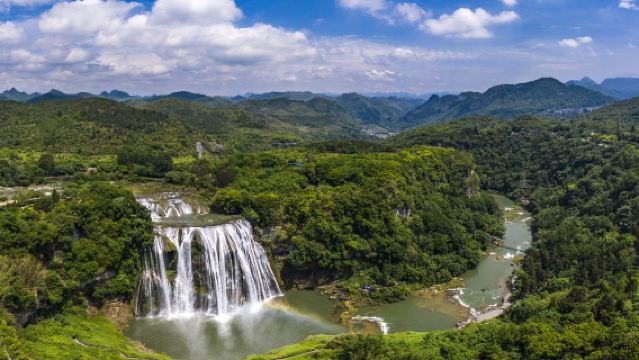 The Thrilling Experience of Asia's Waterfall Clusters|Guizhou Huangguoshu National Wetland Park + Tianxingqiao Scenic Area